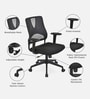 Enrich Mid Back Breathable Mesh Ergonomic Chair In Black Colour