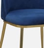 Enrico 6 Seater Dining Set With Porcelain Top & Golden Base