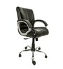 Enrico Mid Back Office chair in Black Colour