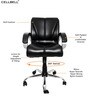 Enrico Mid Back Office chair in Black Colour