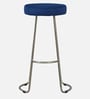 Enrico Metal Bar Stool In Blue Colour