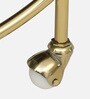 Enrico Metal Serving Trolley in Gold Finish