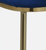Enrico Metallic 4 Seater Dining Set In Golden Base With Porcelain Top
