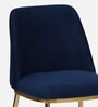 Enrico Metallic 4 Seater Dining Set In Golden Base With Porcelain Top