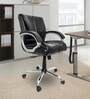 Enrico Mid Back Office chair in Black Colour