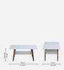 Enrique Coffee Table In White Colour