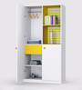 Ensemble Kids 2 Door Wardrobe in Yellow Finish