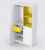 Ensemble Kids 2 Door Wardrobe in Yellow Finish