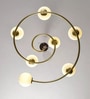Enthral Gold LED Smart Voice Assist Chandelier