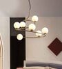 Enthral Gold LED Smart Voice Assist Chandelier