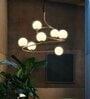 Enthral Gold LED Smart Voice Assist Chandelier