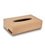 Entwine Cream Vegan Leather Tissue Box