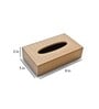 Entwine Cream Vegan Leather Tissue Box