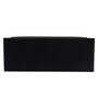 Entwine Black Vegan Leather Desk Organizer Tray with 4 Compartment