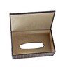 Entwine Brown Vegan Leather Tissue Box