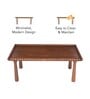 Entwine Coffee Table In Walnut Brown Finish