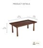 Entwine Coffee Table In Walnut Brown Finish