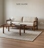 Entwine Coffee Table In Walnut Brown Finish