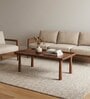 Entwine Coffee Table In Walnut Brown Finish