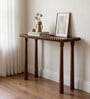 Entwine Console Table In Walnut Brown Finish