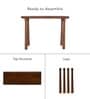 Entwine Console Table In Walnut Brown Finish