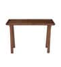 Entwine Console Table In Walnut Brown Finish
