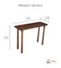 Entwine Console Table In Walnut Brown Finish