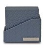 Entwine Grey (Set of 6) Vegan Leather Table Coaster