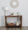 Enumclaw Sheesham Wood Console Table In Scratch Resistant Provincial Teak Finish