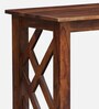Enumclaw Sheesham Wood Console Table In Scratch Resistant Provincial Teak Finish