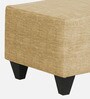 Enzo Fabric Foot Stool in Beige Colour