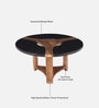 Enzo Mango Wood Coffee Table In Dual Tone Finish