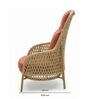 Enzo Wicker Outdoor Relax Chair In Light Brown Colour
