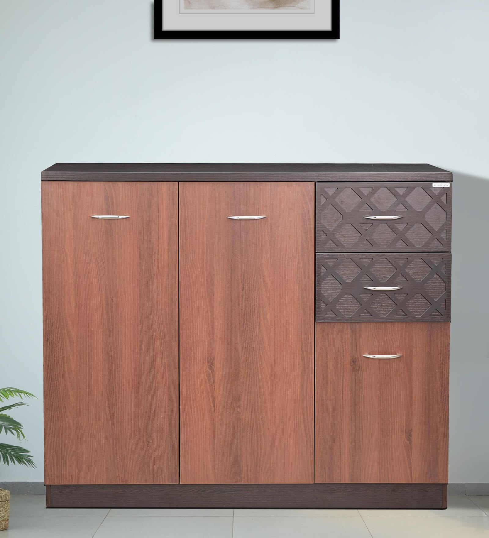 Epoch Shoe Cabinet in Brown Colour