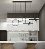 Epicentre Black LED Smart Voice Assist Chandelier