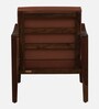 Epinal Sheesham Wood Arm Chair In Provincial Teak Finish And Mocha Mousse Colour