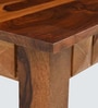 Epoch Sheesham Wood Dining Table In Brown & Black Colour