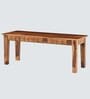 Epoch Sheesham Wood Dining Table In Brown & Black Colour
