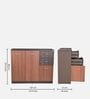 Epoch Shoe Cabinet in Brown Colour