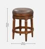 Austin Seating Stool in Brown Colour