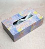 Epoxy Moon Mist White & Brown Resin & MDF Tissue Holder
