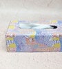 Epoxy Moon Mist White & Brown Resin & MDF Tissue Holder