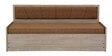 Equa Pull-Out Sofa Cum Bed in Teak Finish