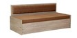 Equa Pull-Out Sofa Cum Bed in Teak Finish