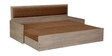 Equa Pull-Out Sofa Cum Bed in Teak Finish