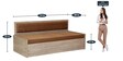 Equa Pull-Out Sofa Cum Bed in Teak Finish
