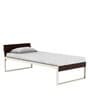 EQ Single Size Bed in Brown & White Colour