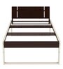 EQ Single Size Bed in Brown & White Colour EQ Single Size Bed in Brown & White Colour