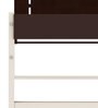 EQ Single Size Bed in Brown & White Colour EQ Single Size Bed in Brown & White Colour