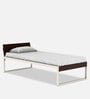 EQ Single Size Bed in Brown & White Colour EQ Single Size Bed in Brown & White Colour